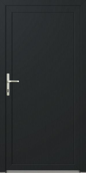 Kunststoff Nebeneingangstür "DIANA-Q" 70 mm (105 cm (B) x 218 cm (H), B-Ware, Knick in Türblatt)