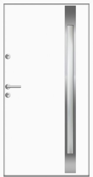 Aluminium-Stahl Nebeneingangstür "LIDEJA" 68 mm