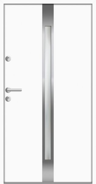 Aluminium-Stahl Nebeneingangstür "PALITA" 68 mm