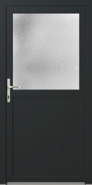 Kunststoff Nebeneingangstür "PAULA-Q" 60mm (99 cm (B) x 198 cm (H), NEUWERTIG, B-Ware)