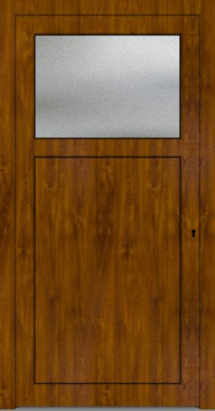 LAGER Kunststoff Nebeneingangstür "ANTONIA-Q" 70 mm Golden Oak