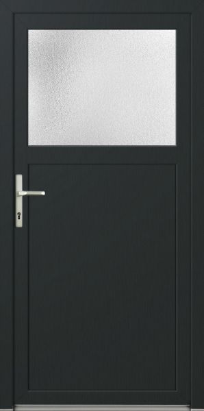 Kunststoff Nebeneingangstür "ANTONIA-Q" 70 mm (90 cm (B) x 190 cm (H), B-Ware, NEUWERTIG)